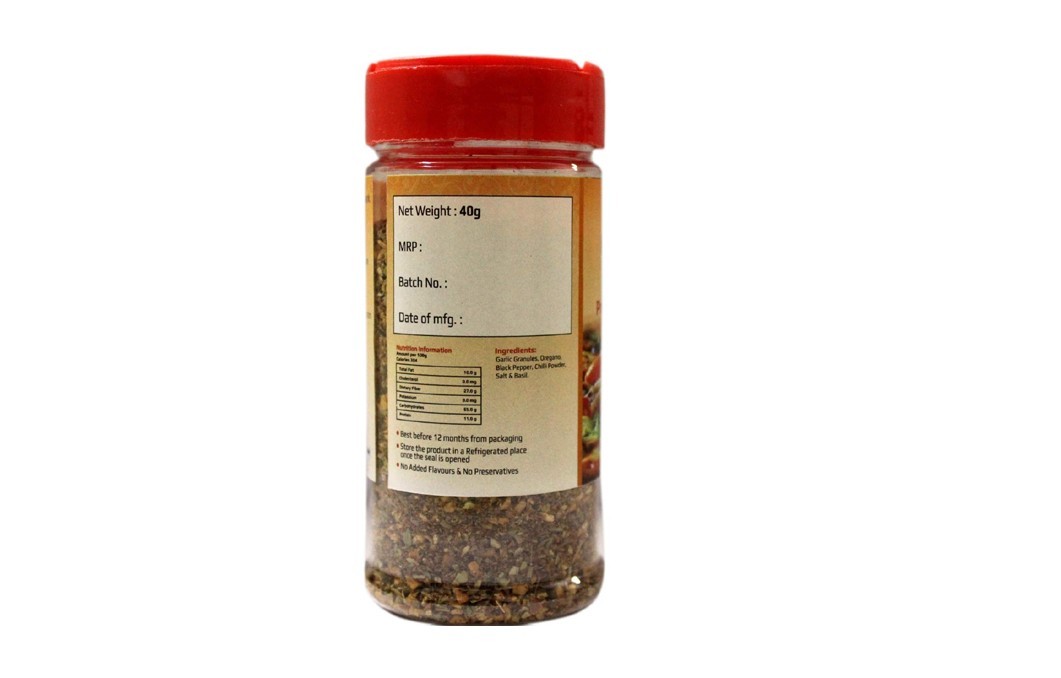 Mirchillion Premium Pizza Seasoning    Pack  40 grams